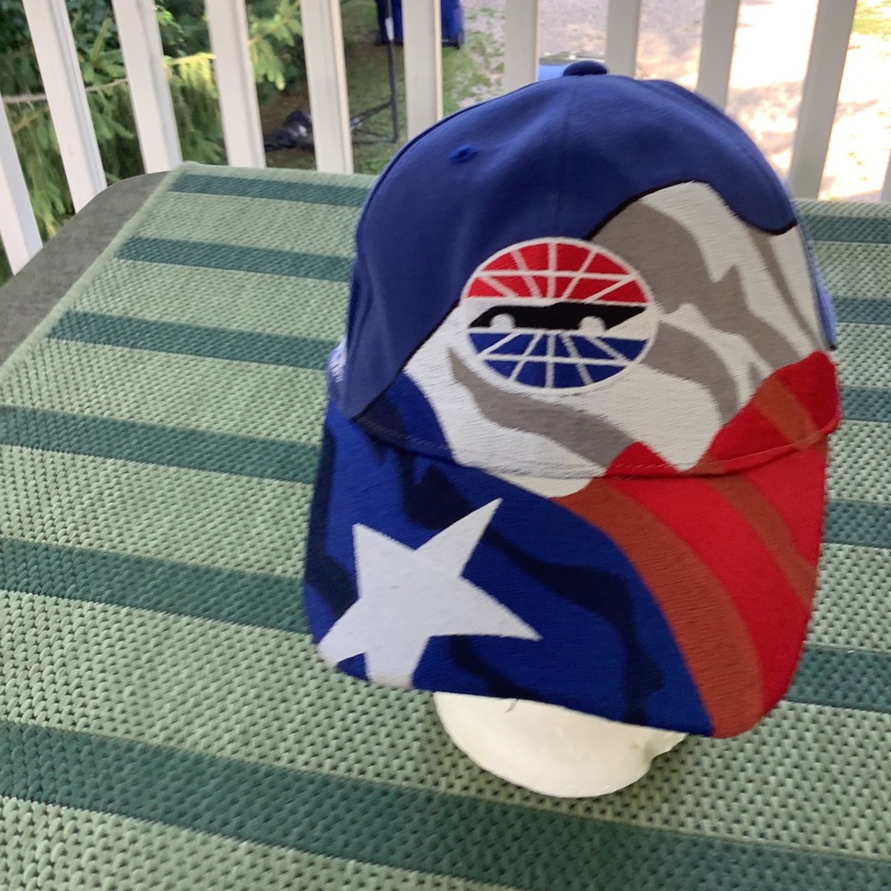 Texas Motor Speedway Kids Hat Blue Red White Star Great American Speedway Cap
